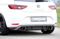 Rieger Heckschürzenansatz für Seat Leon (5F) 3-tür. (SC)