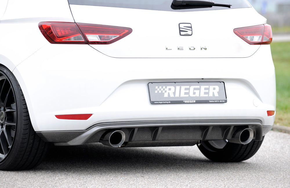 Rieger Heckschürzenansatz für Seat Leon (5F) 3-tür. (SC)