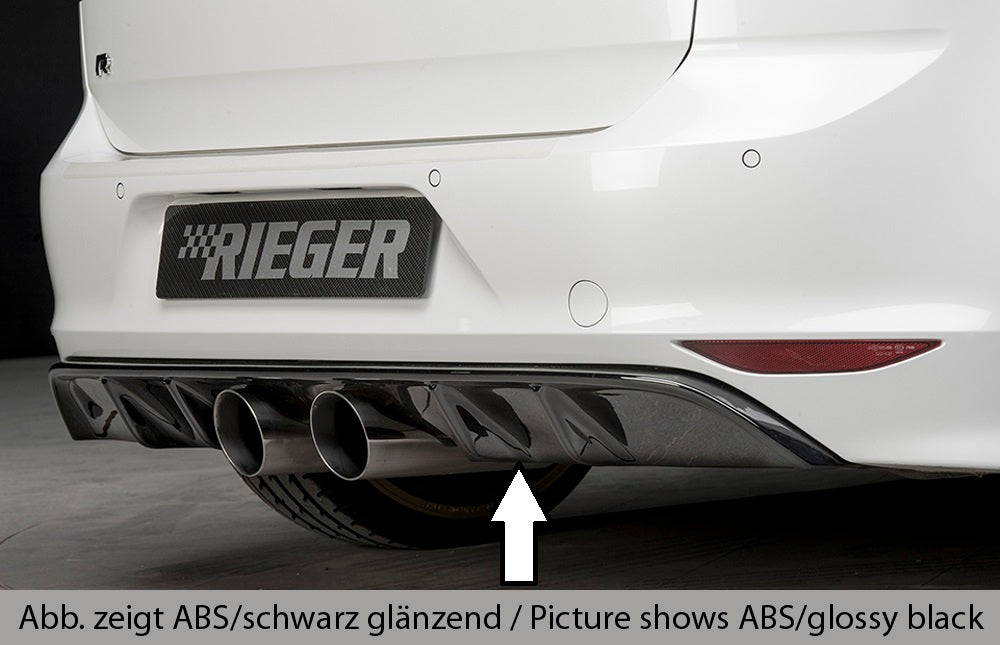 Rieger Heckeinsatz für VW Golf 7 R 3-tür.