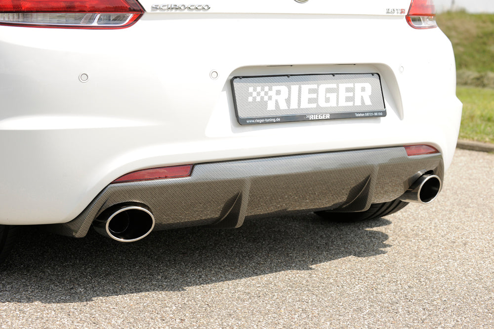 Rieger Heckeinsatz für R-Line Heckschürze für VW Scirocco R (13) 2-tür.