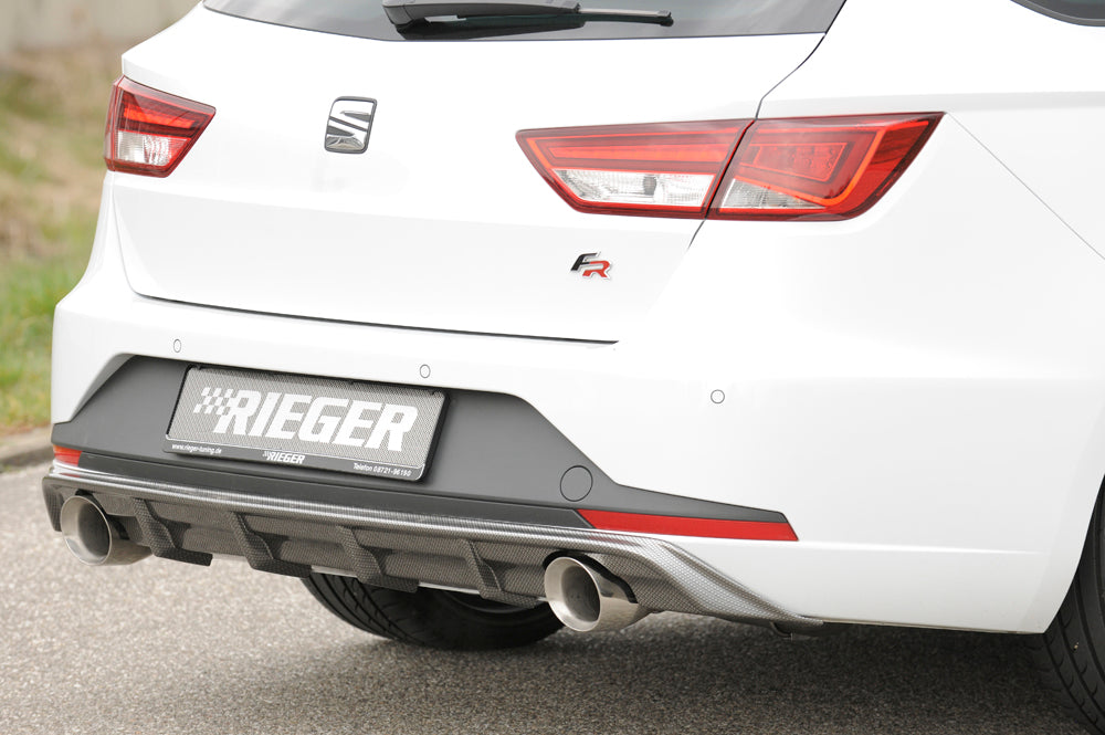 Rieger Heckeinsatz für Seat Leon FR (5F) 5-tür. (ST/Kombi)