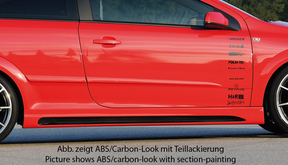 Rieger Seitenschweller für Opel Astra H GTC 3-tür.