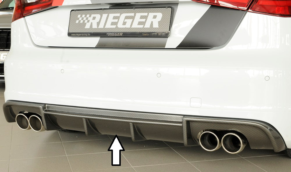 Rieger Heckeinsatz für Audi A3 (8V) 3-tür. (Schrägheck 8V1)