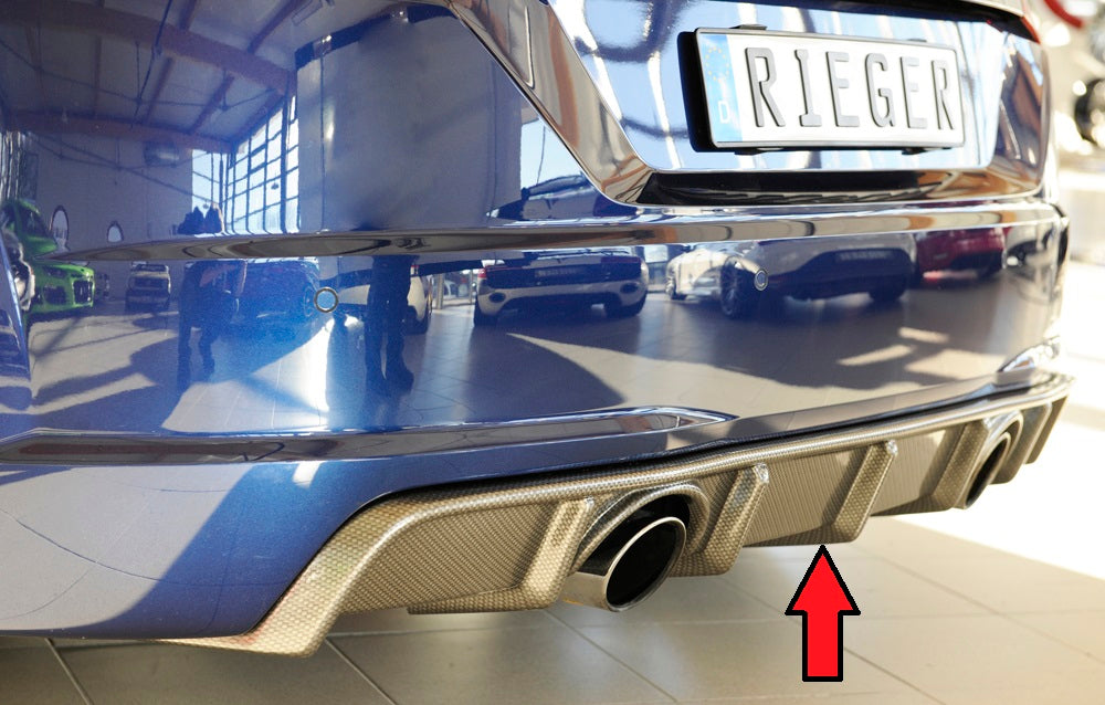 Rieger Heckeinsatz für Audi TT (8J-FV/8S) Coupé