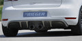 Rieger Heckeinsatz mit 2 Doppelfinnen für VW Golf 6