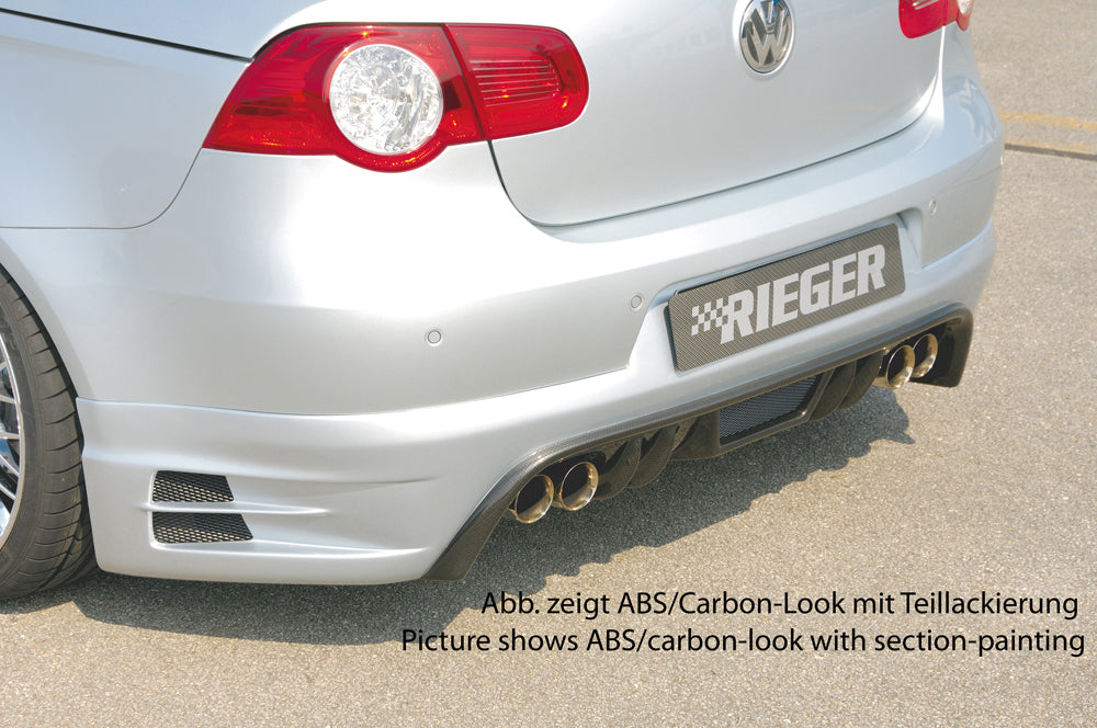 Rieger Heckansatz für VW Eos (1F) Cabrio