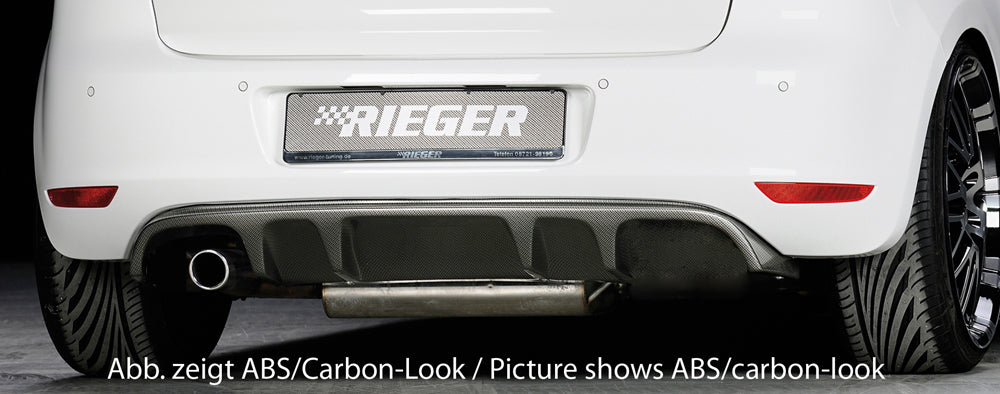 Rieger Heckeinsatz für VW Golf 6 3-tür.