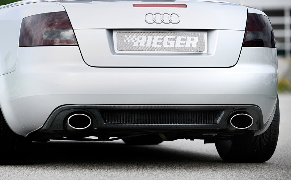 Rieger Heckeinsatz für Audi A4 (8H) Cabrio