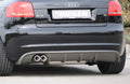 Rieger Heckeinsatz für Audi A3 (8P) 3-tür.