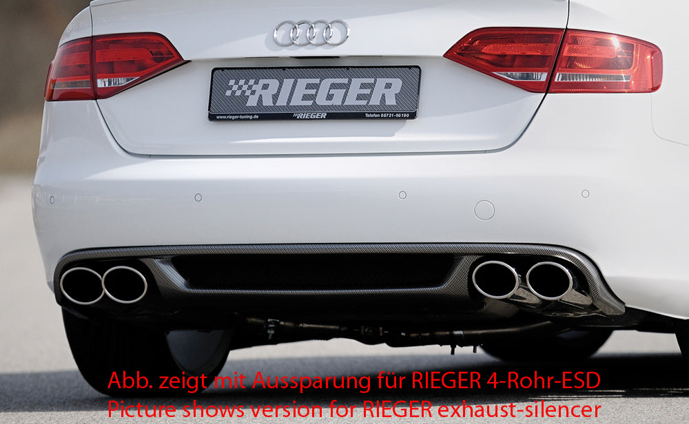 Rieger Heckeinsatz für Audi A4 (B8/B81) Avant