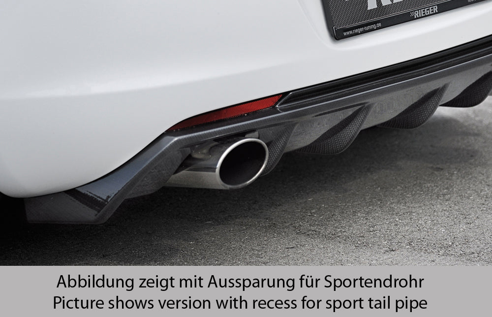 Rieger Heckeinsatz für Opel Astra J 5-tür.