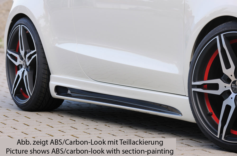 Rieger Seitenschweller für Audi A1 (8X) 3-tür.