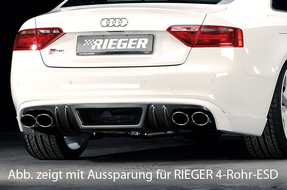 Rieger Heckschürzenansatz für Audi A5 (B8/B81) Sportback