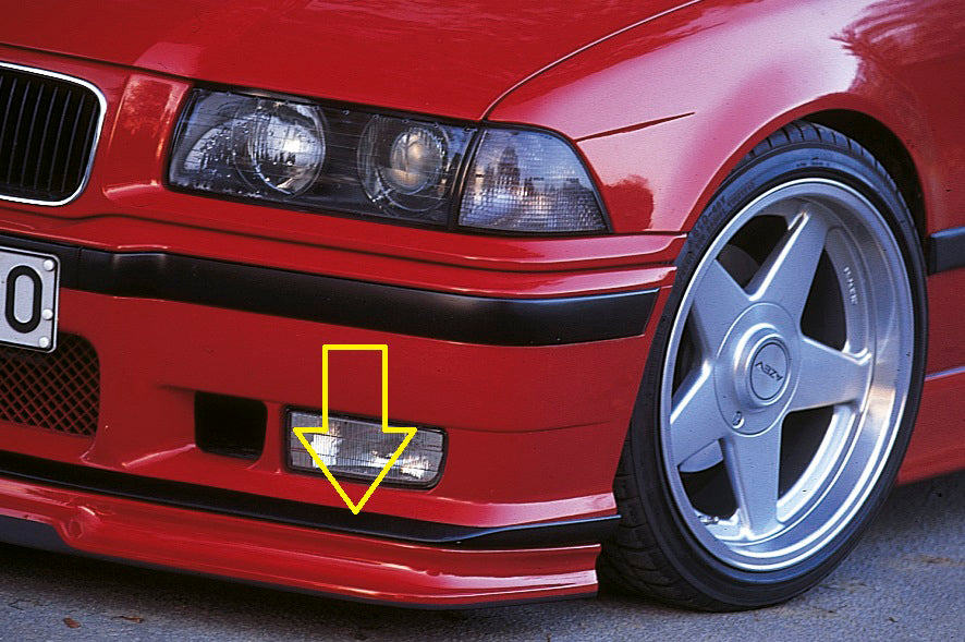 Rieger Orig. BMW-E36  M3 Spoilerlippe für BMW 3er E36 Cabrio
