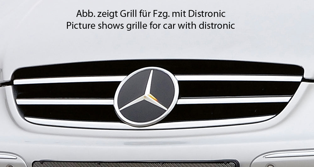 Rieger Frontgrill schwarz/chrom für Mercedes CLK (W209) Cabrio