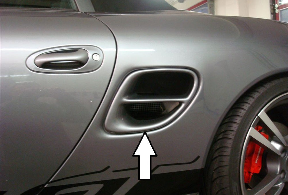 Rieger Turbo Style Lufteinlässe für Porsche Boxster (986)