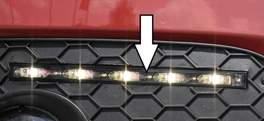 Rieger LED Tagfahrleuchtensatz Slim-Line  dunkel für Audi A4 (8H) Cabrio