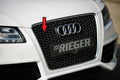 Rieger Kühlergrill Audi RS5 (B8), gun-metal für Audi A5 (B8/B81) Cabrio