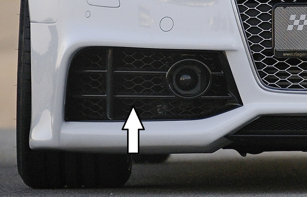 Rieger Lufteinlassblende, für Fzg. mit Abstandsradar für Audi A4 (B8/B81) Avant