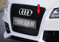 Rieger Kühlergrill Audi RS5 (B8), schwarz glänzend für Audi A5 (B8/B81) Cabrio