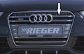 Rieger Kühlergrill Audi S5 (B8) platinumgrau inkl S5-Logo für Audi A5 (B8/B81) Cabrio