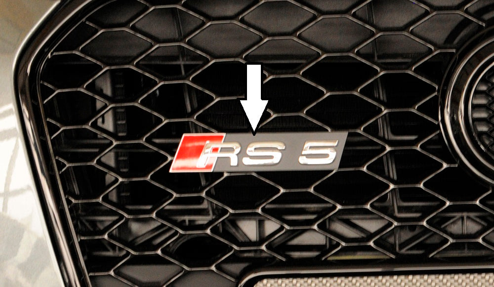 Rieger Audi RS5-Logo für Audi A5 (B8/B81) Cabrio