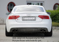 Rieger Audi S-Line Heckschürze (ohne Heckeinsatz) für Audi A5 (B8/B81) Cabrio