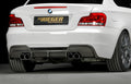 Rieger M-Paket Heckschürze ohne Heckeinsatz für BMW 1er E82, E88  (182 / 1C) Cabrio