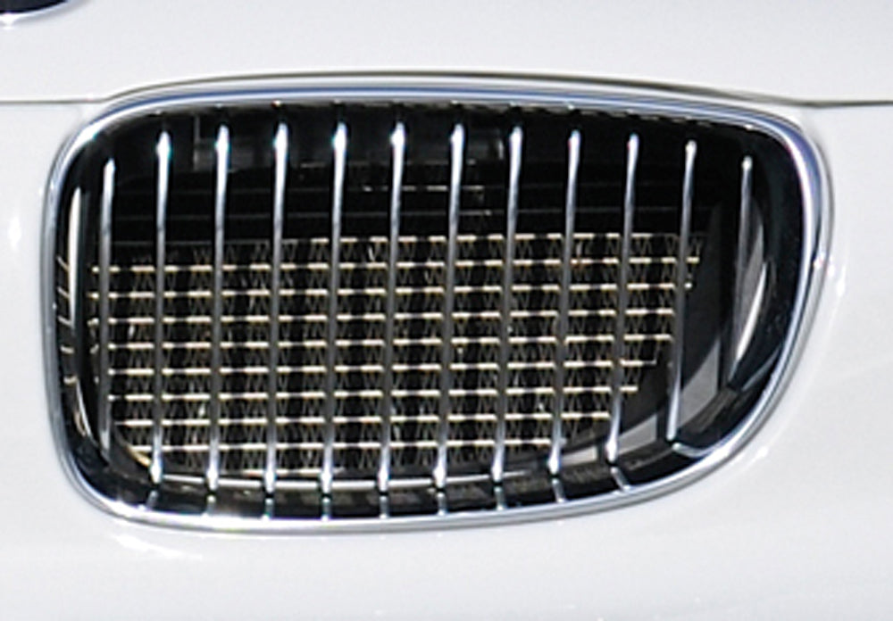 Rieger Facelift BMW-Niere links, Chrom/schwarz vom 135i für BMW 1er E81  (187/1K2/1K4) 2-tür.