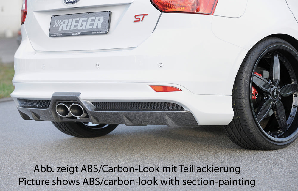 Rieger Wolf Heckschürzenansatz  W1218645 für Ford Focus 3 ST 5-tür. (Lim.)