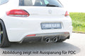 Rieger R-Line Heckschürze (grundiert) für VW Scirocco 3 (13) 2-tür.