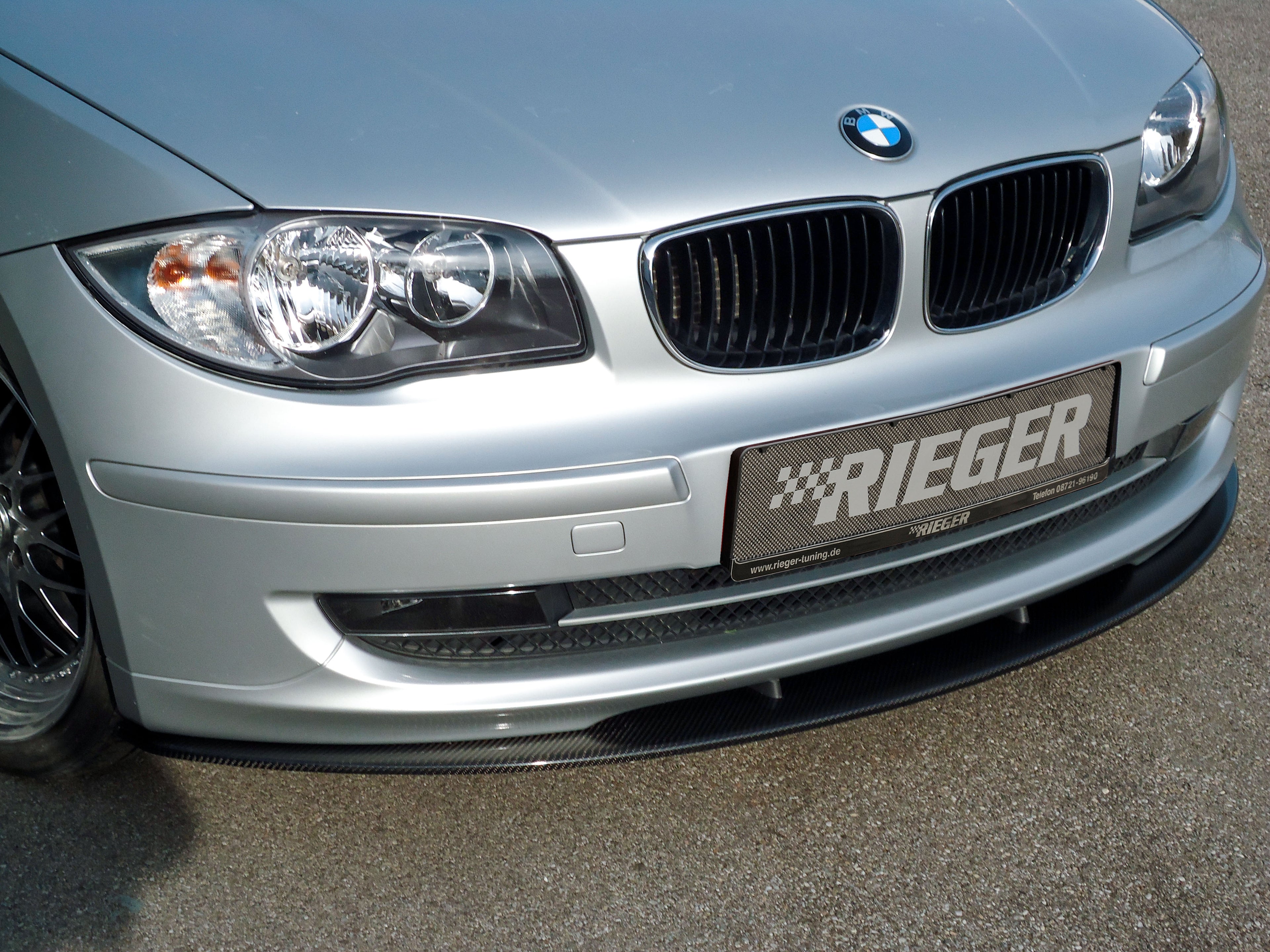 Rieger Carbon Spoilerschwert für BMW 1er, E81/87 LCI für BMW 1er E81  (187/1K2/1K4) 2-tür.