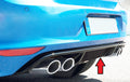 Rieger Orig. VW Golf 7 R  Heckeinsatz schwarz glänzend für VW Golf 7 R 3-tür.
