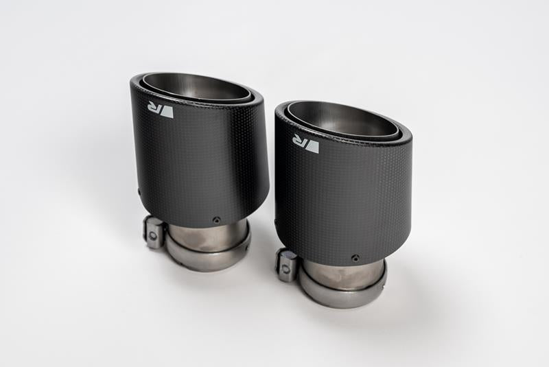 Remus Endrohr-Set links/rechts je 2 Carbon-Endrohre Ø 102 mm schräg für _Endrohre 4 Endrohre 102mm
