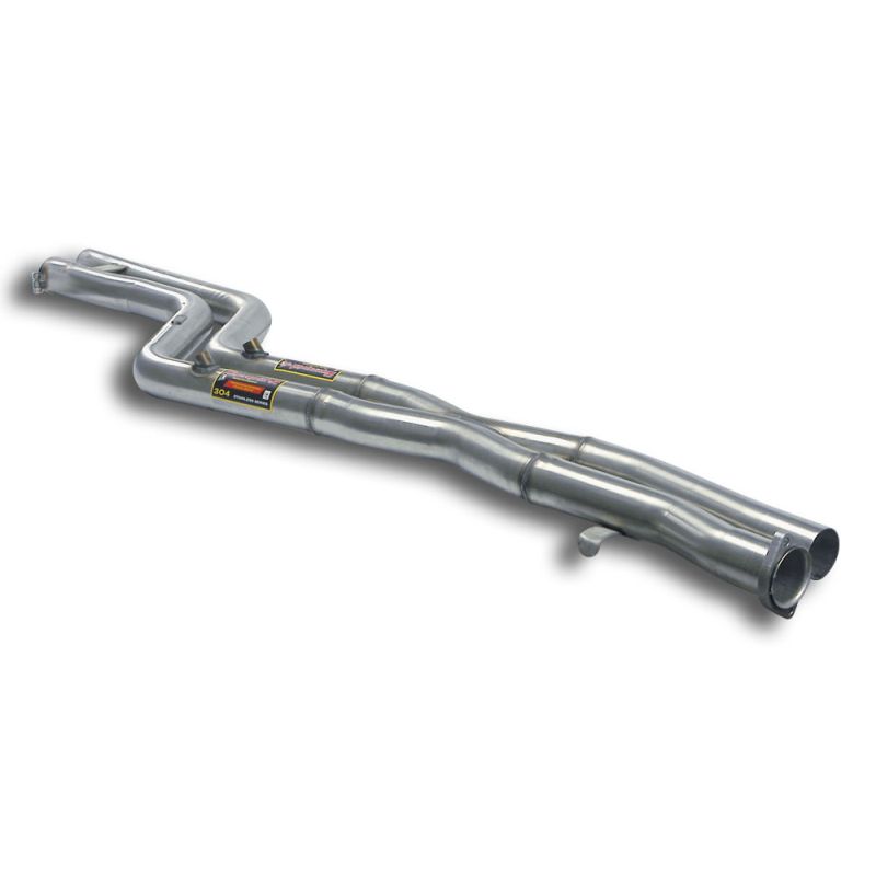 Supersprint Vorderrohr Edelstahl (für Katalysator Ersatz) +X-Pipe für Alpina BMW ALPINA Serie 3