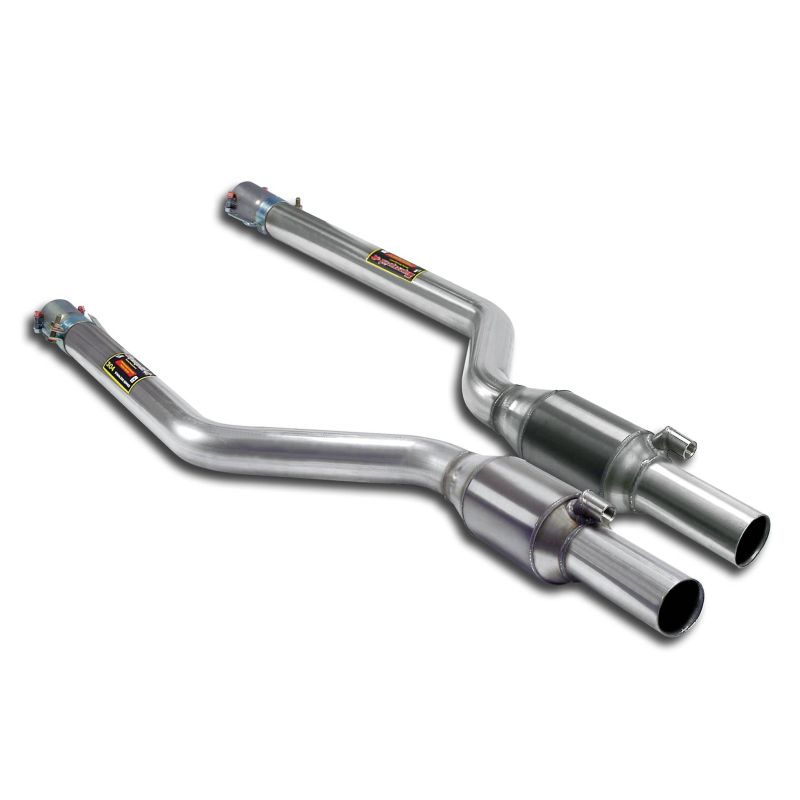 Supersprint Vorschalldämpfer mit Sport Metallkatalysator Rechts + Links für BMW M3 BMW E90 M3 (2007–2010)