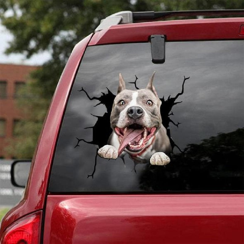 Hunde Motiv Elektrostatischer Fensteraufkleber Auto – Verschiedene Welpen Designs