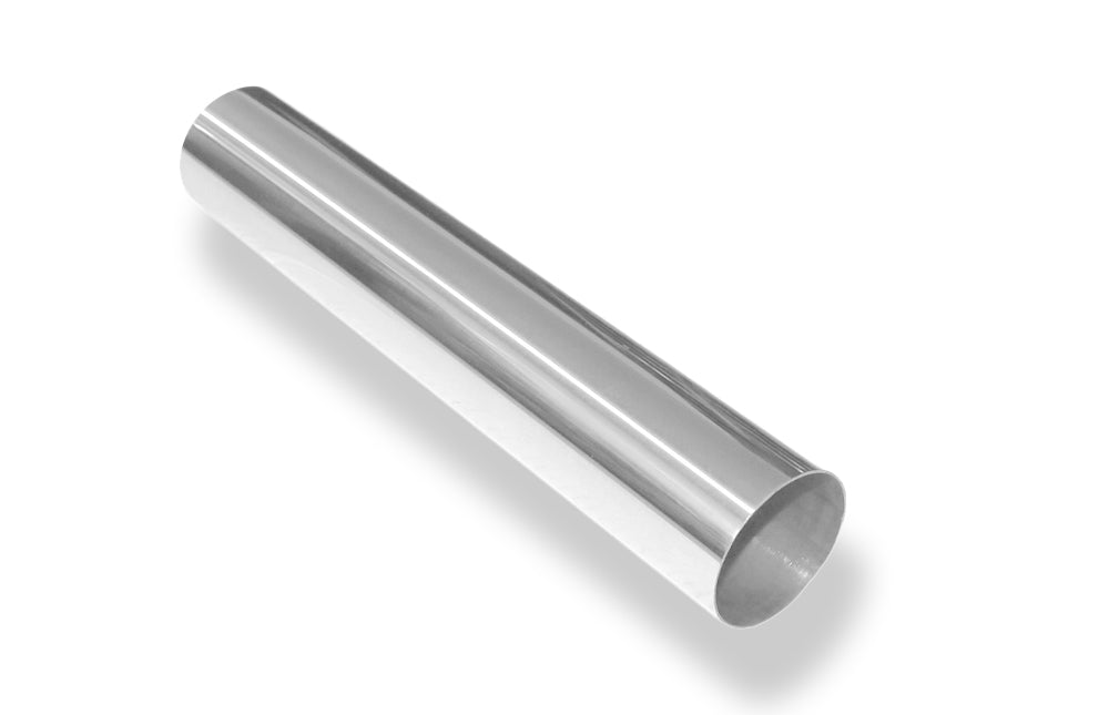 FoxAnschweißendrohr Typ 10 Ø 55 mm / Länge: 300 mm  - rund / uneingerollt / gerade / ohne Absorber