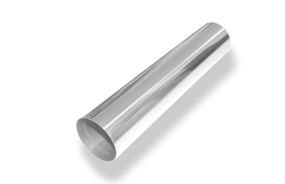 FoxAnschweißendrohr Typ 10 Ø 63 mm / Länge: 300 mm  - rund / uneingerollt / gerade / ohne Absorber