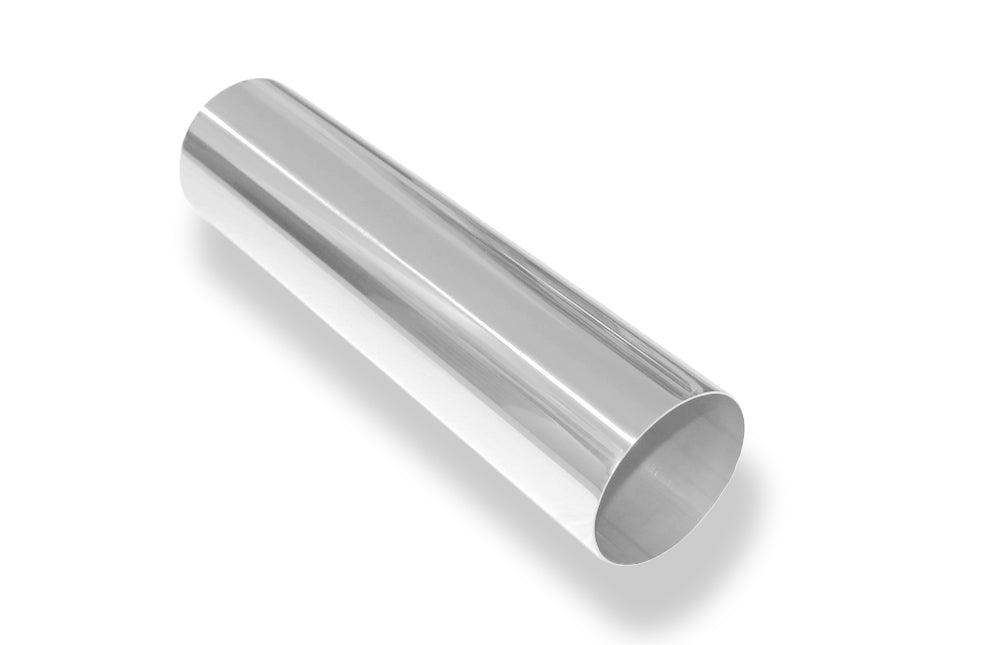 FoxAnschweißendrohr Typ 10 Ø 76 mm / Länge: 300 mm  - rund / uneingerollt / gerade / ohne Absorber