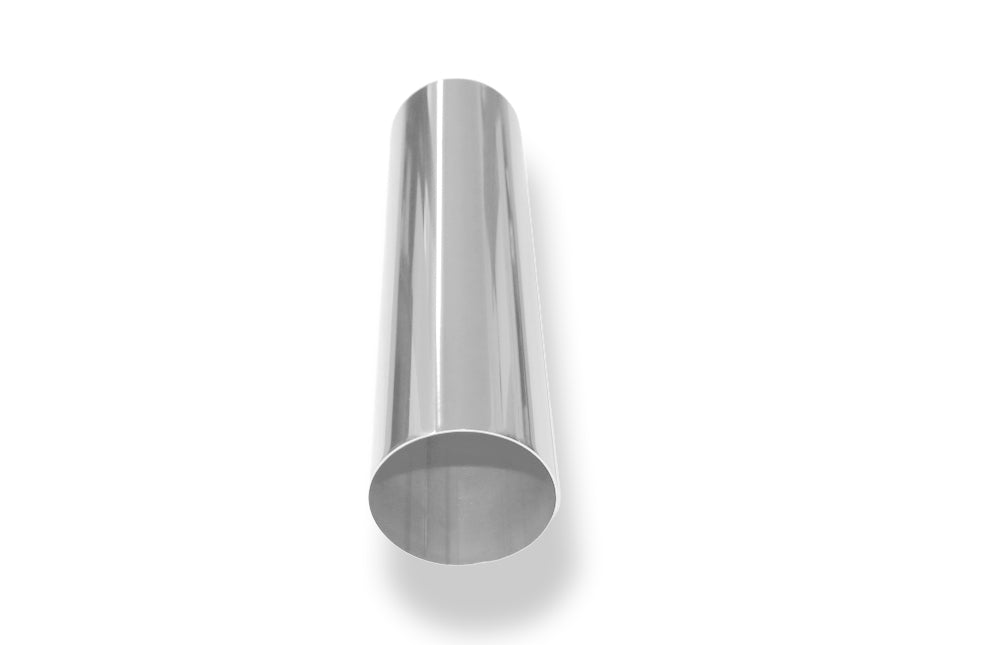 Fox Anschweißendrohr Typ 10 Ø 76 mm / Länge: 300 mm  - rund / uneingerollt / gerade / ohne Absorber