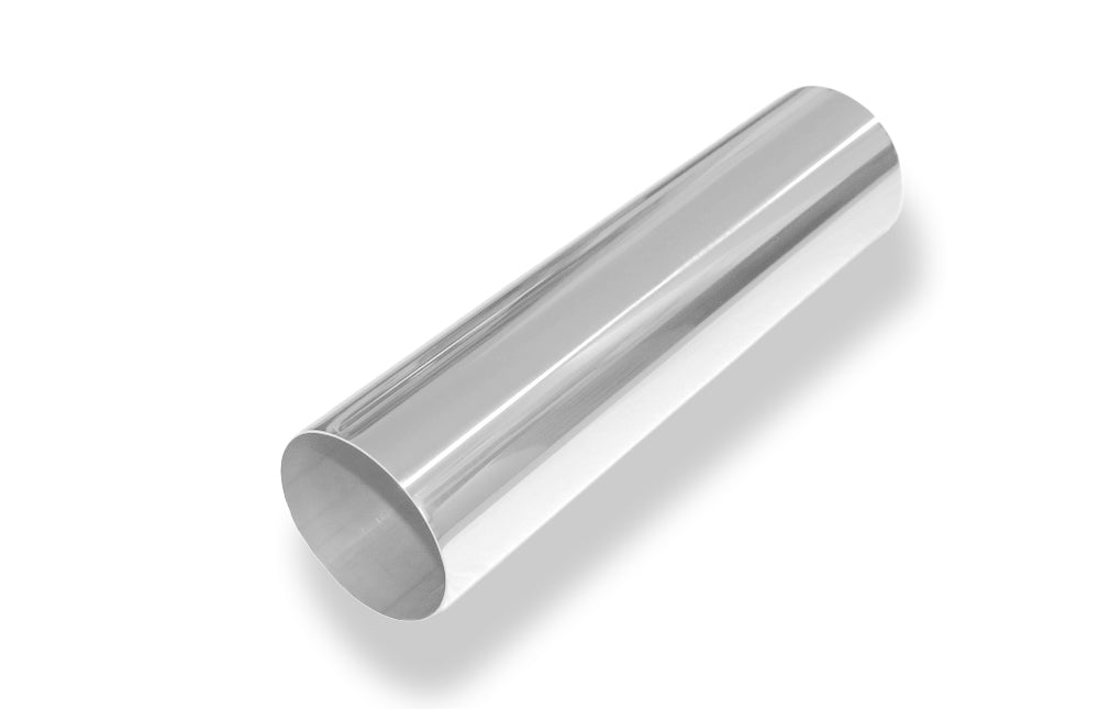 FoxAnschweißendrohr Typ 10 Ø 76 mm / Länge: 300 mm  - rund / uneingerollt / gerade / ohne Absorber