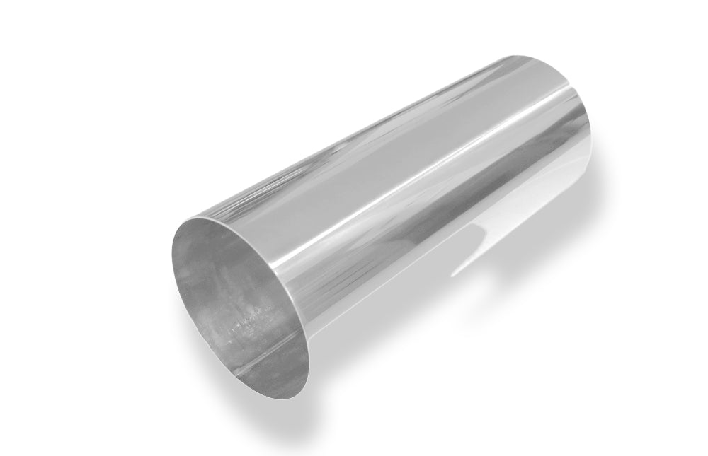 FoxAnschweißendrohr Typ 10 Ø 114 mm / Länge: 300 mm  - rund / uneingerollt / gerade / ohne Absorber
