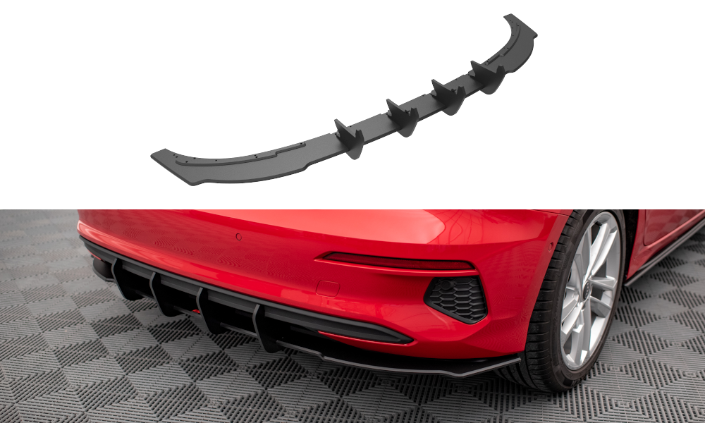 Maxton Design Street Pro Heckschürze passend für Audi A3 Sportback 8Y