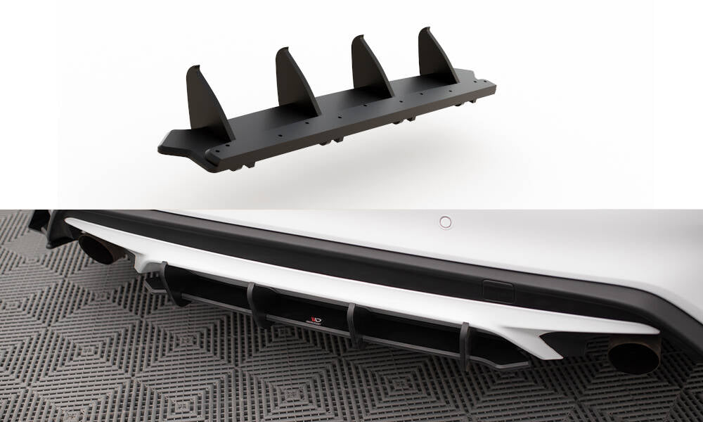 Maxton Design Robuste Racing Heckschürze passend für Ford Focus ST Mk4