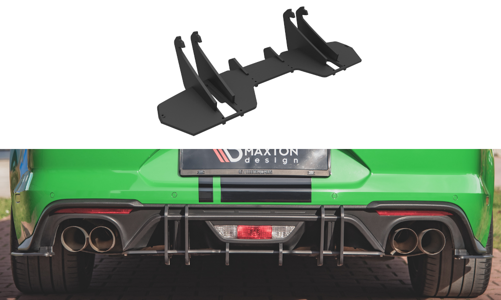 Maxton Design Street Pro Heckschürze passend für Ford Mustang GT Mk6 Facelift