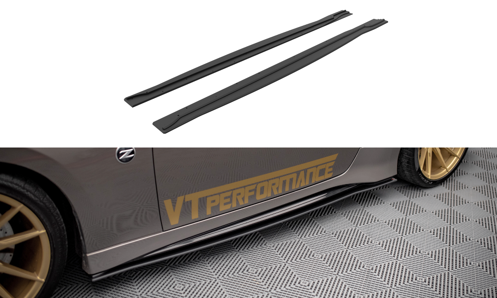 Maxton Design Street Pro Street+ Seitenschweller Leisten passend für Nissan 370Z Nismo Facelift