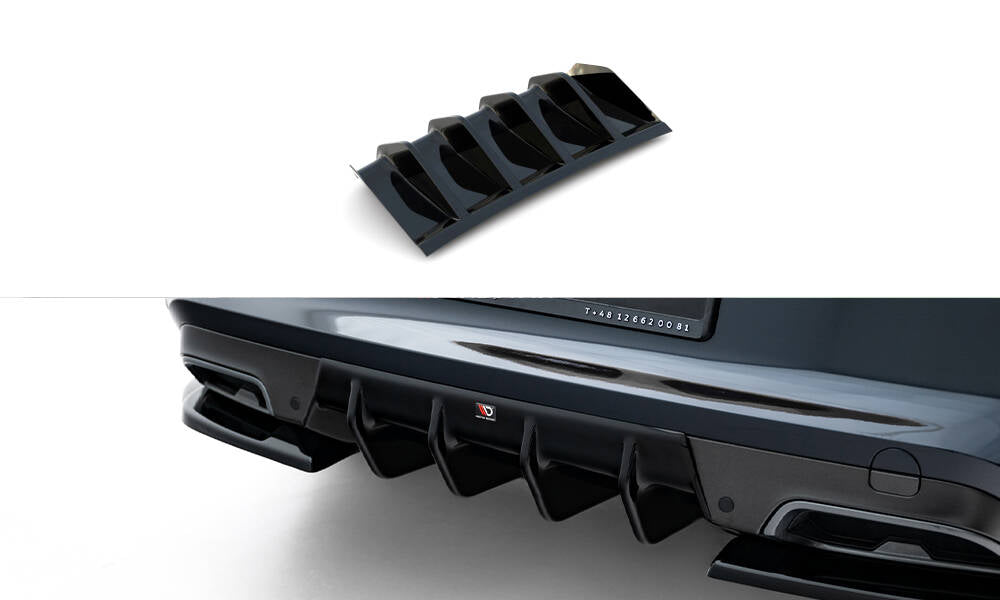 Maxton Design Diffusor Heck Ansatz V.2 passend für Cupra Formentor Mk1 Facelift schwarz Hochglanz