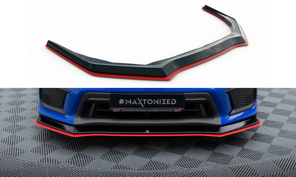 Maxton Design Street+ Spoilerlippe Front Ansatz V.2 passend für Subaru WRX STI Mk1 Facelift
