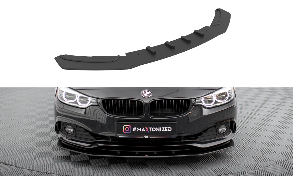 Maxton Design Street Pro Street+ Spoilerlippe Front Ansatz passend für BMW 4er Gran Coupe F36